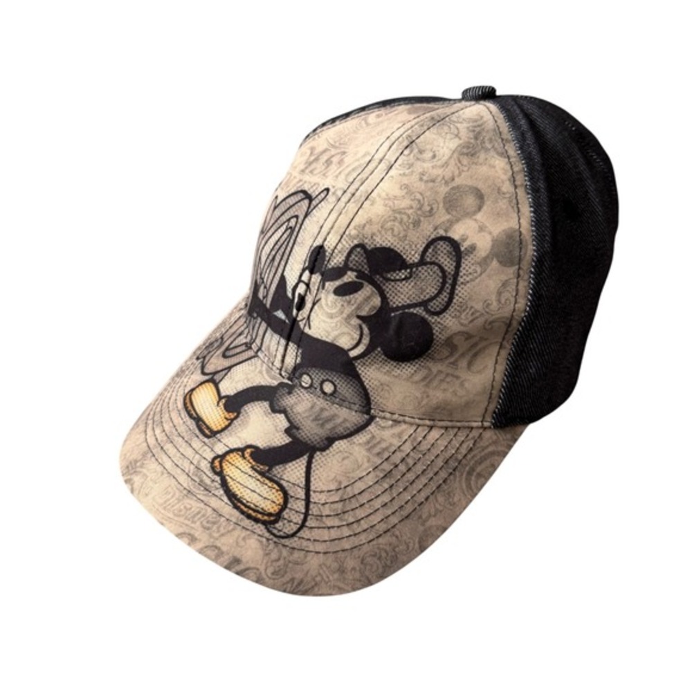 Disney Mickey Mouse Steamboat Willie Walt Disney World Adult Baseball Cap Hat - Picture 2 of 4